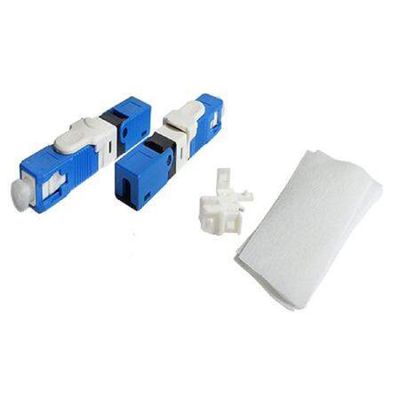 Fast Connector SC/UPC com CLIP e Trava AZUL