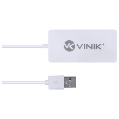 Hub USB 2.0 com 4 Portas e 1,2M de Cabo Branco - HUV- 20-B