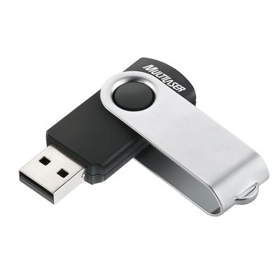 Pen Drive Multilaser PD589 TWIST2 32 GB USB Preto