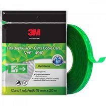 Fita Dupla Face 19MM X 20M VHB 4910 FP Transparente 3M