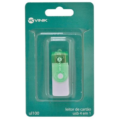 Leitor de Cartao USB 2.0 4 em 1 - UL100