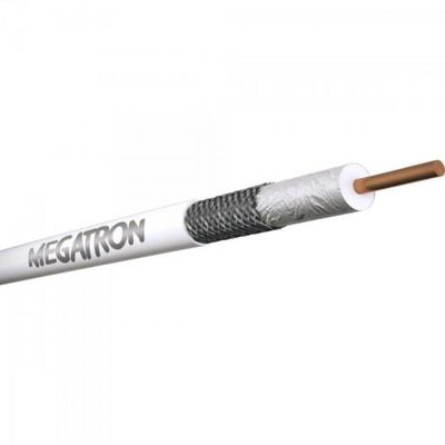 Coaxial 06 Trancado 95% Branco Rolo 100M Megatron