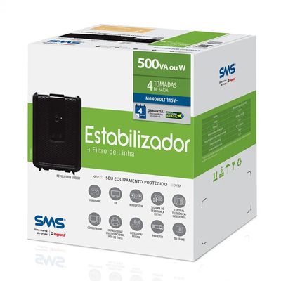 Estabilizador SMS Revolution Speedy 500VA Mono - 15971