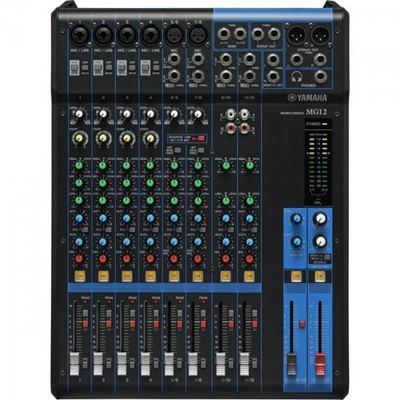 Mesa de Som Analogica 12 Canais MG12 Yamaha