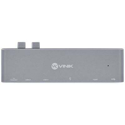 Hub USB Tipo C 7 em 2-2 USB 3.0 Leitor de Cartao SD TF HDMI Thunderbolt 3 Power Delivery 100W HC-72