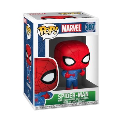 Boneco Funko Pop! Marvel - Homem-Aranha com Sweater Natalino