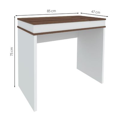 Mesa para Notebook Mind Branca e Ypê