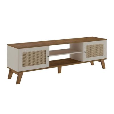 Rack Charlotte 2 PT Pinho e Off White 180 cm