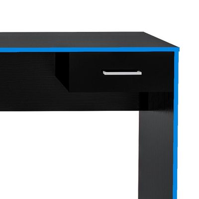 Mesa Gamer Player One Preta e Azul