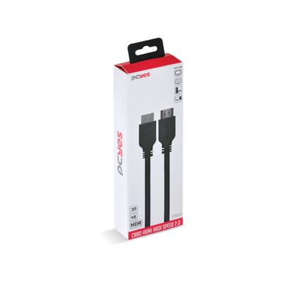 Cabo HDMI 2.0 4K 30AWG Puro Cobre 2 Metros - PHM20-2