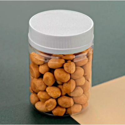 30un Pote Multiuso Plástico 250ml com Tampa Branca G1525 Galvanotek