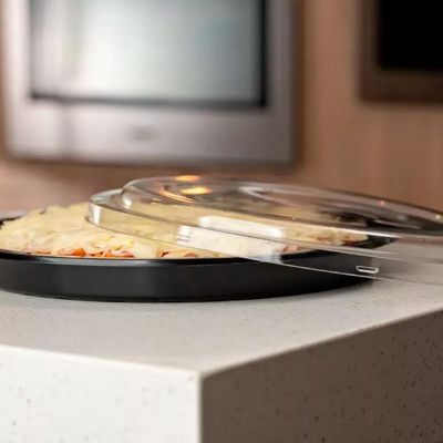 50un Embalagem Forma Pizza 23cm G223 Preta Galvanotek