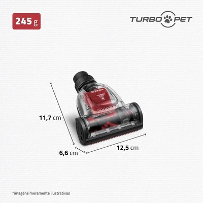 Acessório Turbo Pet Mondial Preto PET-01 Bivolt