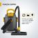 Aspirador de Água e Pó Hydrodust Mondial Preto e Amarelo 1400W APT-01-12L 127V