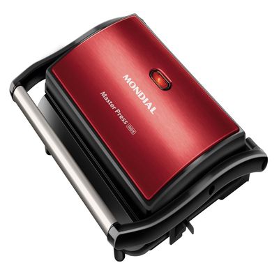 Master Press Inox Mondial Vermelho 1000W PG-01-RC-CL 127V