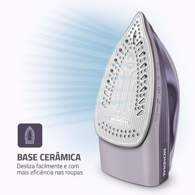 Ferro a Vapor Mondial Lilás 1800W- FVN-02-L 127V