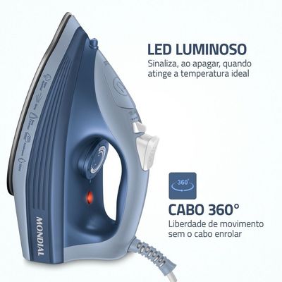 FERRO A VAPOR FVN-02-BL 127V/60Hz 127V