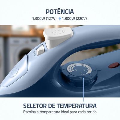 FERRO A VAPOR FVN-02-BL 127V/60Hz 127V