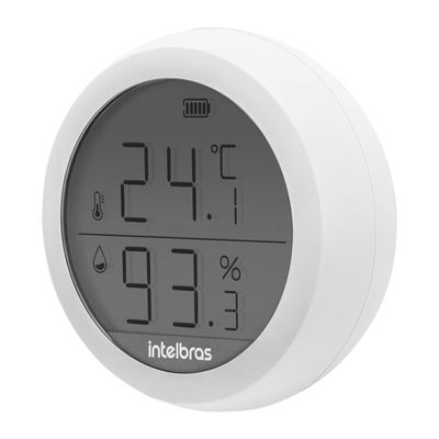 Sensor de Temperatura e Umidade SMART Intelbras