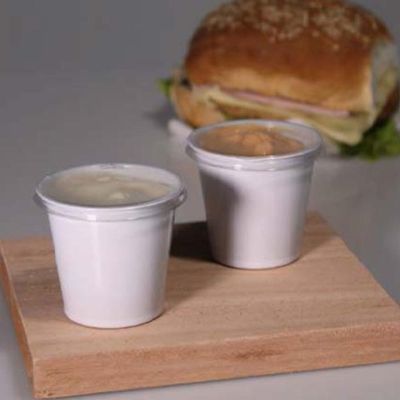 700un Pote para Molhos 60ml G697 Branco Galvanotek