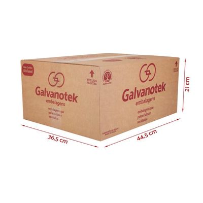 50un Pote Retangular Multiuso 1900ml GA 93 Transparente Galvanotek