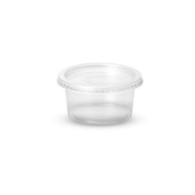 500un Pote Plástico 200ml G310 com Tampa Cristal Galvanotek