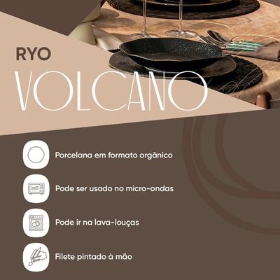 Aparelho de Jantar e Chá 20 peças Ryo Volcano Oxford
