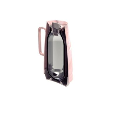 Bule Térmico Tramontina Exata em Plástico Marmorizado Rosa 500 ml