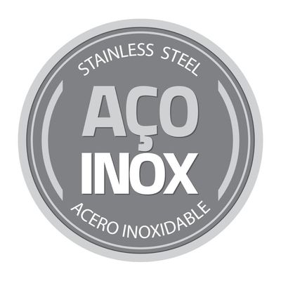Jogo de Panelas Tramontina  em Aço Inox Fundo Triplo 5 peças Brava 65400010