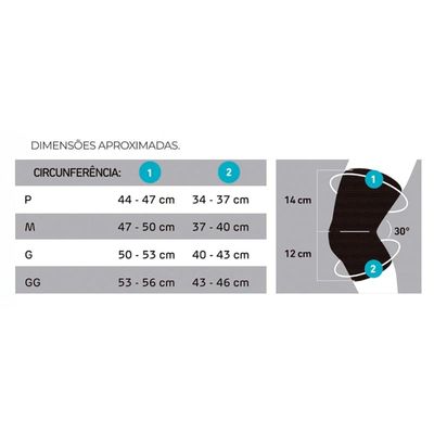 Joelheira Training Knit 3D N1 Sport Cinza Claro Tamanho M