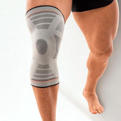 Joelheira Training Knit 3D N1 Sport Cinza Claro Tamanho M