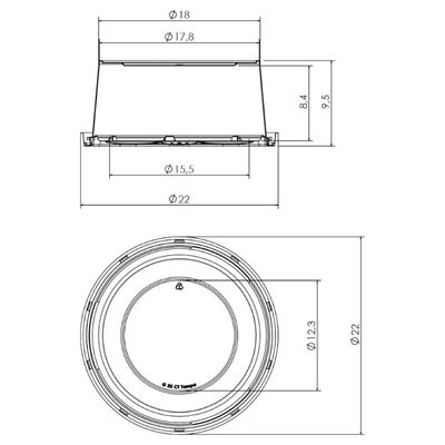 Embalagem Mini Bolo Redondo G32CT Transparente 100un 750g Galvanotek
