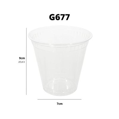 Copo para Doce 250ml 400un G677 Galvanotek