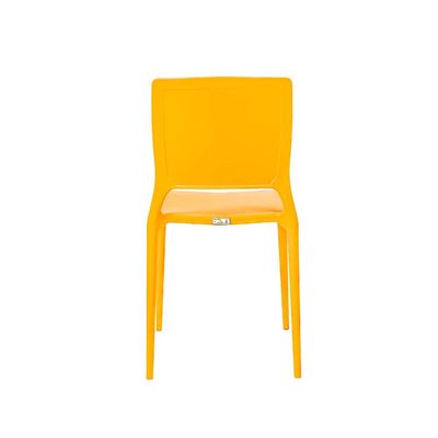 Cadeira Empilhável Urano Amarelo em Polipropileno
