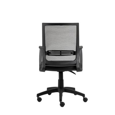 Cadeira de Escritório Giratória Stay Encosto em Tela Universal Base Nylon Preta Roal