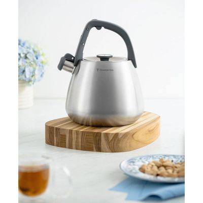 Chaleira com Apito Indução Tramontina 4L em Aço Inox Cabo de Nylon
