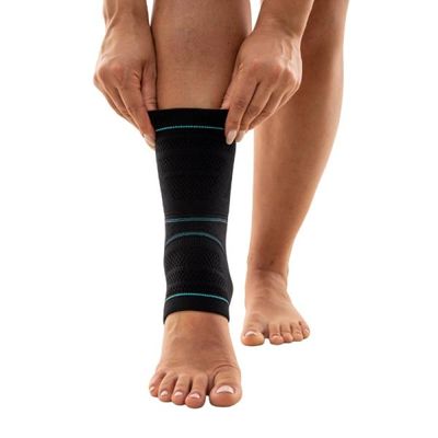 N1 Sport Tornozeleira Training Fechada Preta P Knit 3D com C