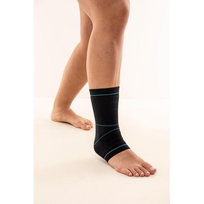 N1 Sport Tornozeleira Training Fechada Preta P Knit 3D com C