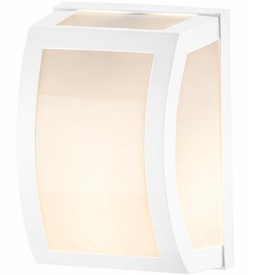 Jogo 2 Arandelas de Parede Branca Leitosa Luminárias Smart D