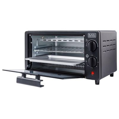 Forno Elétrico Black+Decker FT9N 9L Timer 60min Vidro Temperado 250°C preto / 110