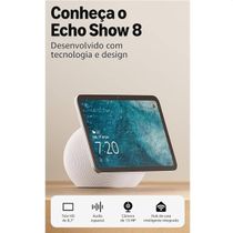 Echo Show 8 (4ª Geração) Amazon Alexa Smart Display Dolby Atmos Grafite