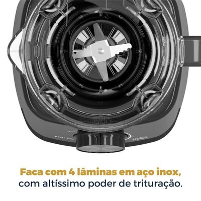Liquidificador Britânia BLQ1100 1100W Preto Preto / 110