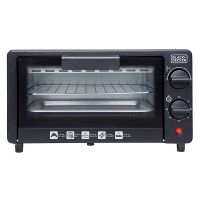 Forno Elétrico Black+Decker FT9N 9L Timer 60min Vidro Temperado 250°C preto / 220