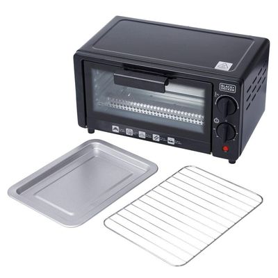 Forno Elétrico Black+Decker FT9N 9L Timer 60min Vidro Temperado 250°C preto / 220