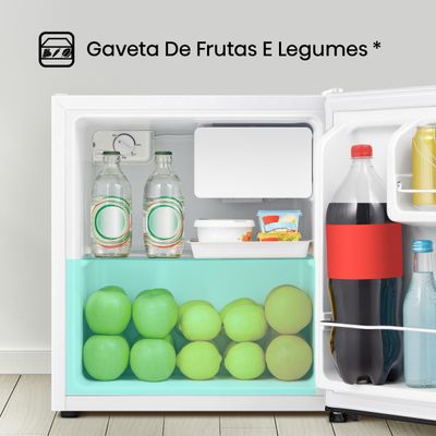 Frigobar Hisense RR58NW com Porta Reversível Branco – 44 litros Branco / 110