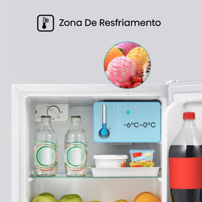 Frigobar Hisense RR58NW com Porta Reversível Branco – 44 litros Branco / 110