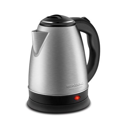 Chaleira Elétrica Mondial Pratic CE-06 com Capacidade de 2L - Inox Preto,Inox / 220