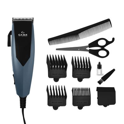 Máquina de Cortar Cabelo GA.MA Italy GM Master 4 Pentes - Preto e Azul Azul,Preto / 220