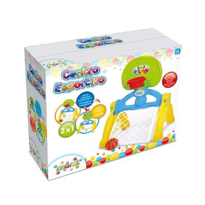 Brinquedo Infantil Centro Esportivo 2 em 1 Maral