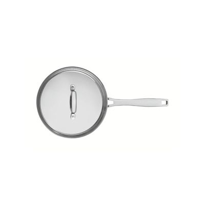 Panela Tramontina Grano em Aço Inox 16 cm 1,7L Fundo Triplo Compatível com Indução